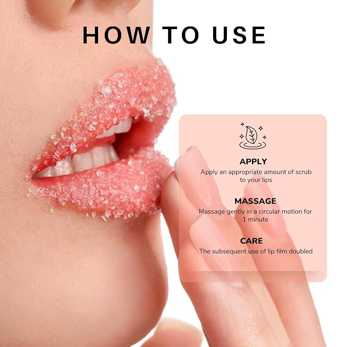 Lip Mask & Scrub Set, Overnight Moisturizer - Image 5