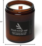 Hemlock Park Blood Orange Sage Apothecary Hand-Poured Scented Candle | - Image 6