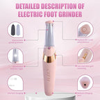 Pedicure Tool, Foot Callus Remover, Electric Pedicure Set, Foot Care, Removes - Image 2