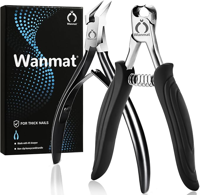 Wanmat Toenail Clippers, Professional Thick & Ingrown Nail Clippers by Wanmatprofessionalfornailcare