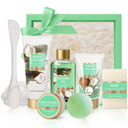 Spa Gift for Women, 8 Piece Luxury Coconut Bath Set - Image 7