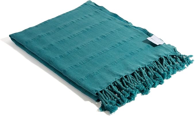 InfuseZen Stonewashed Turkish Bath & Beach Towel –100% Organic Turkish Cotton by InfuseZen