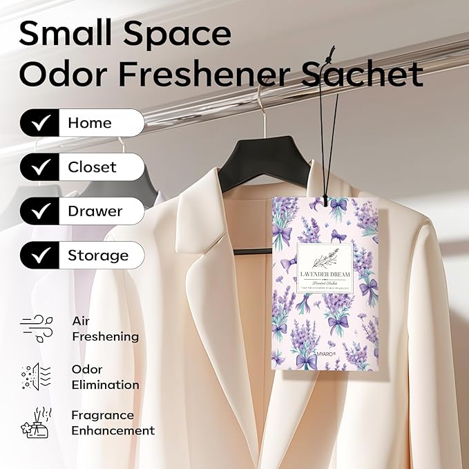 MYARO 20 Pack Lavender Scented Sachets - Image 2