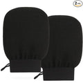 2-Pack Hemp Bath Gloves – Natural Shower Mitts by Unknown