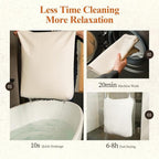 Luxury Bathtub Pillow, Gift for Mother's Day, Neck & Back Support, Quick-Drying - Image 6