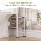 AmazerBath Over The Toilet Storage Bamboo, Bathroom Over Toilet Organizer Rack - Image 7