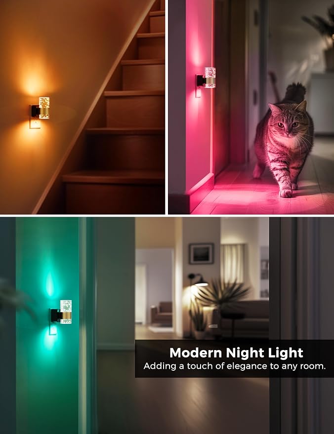 Night Lights Plug into wall, Color Changing Night Light - Image 7