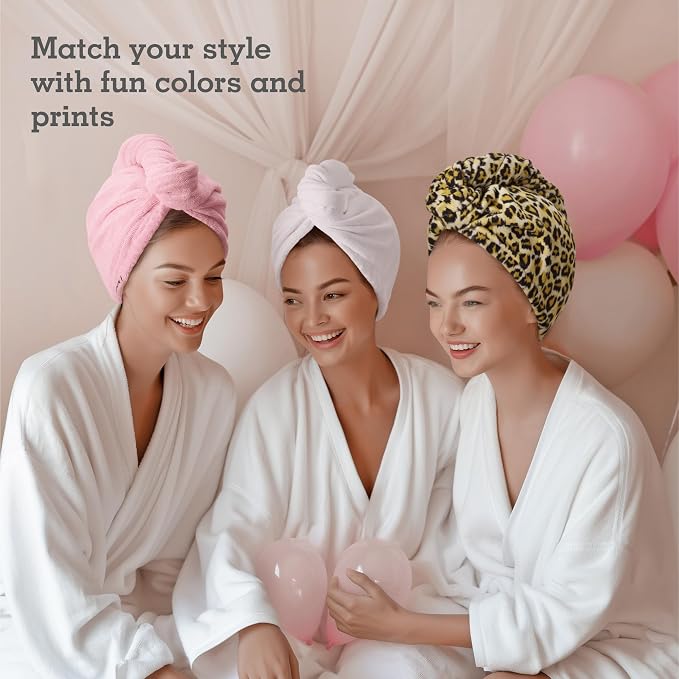 Brook + Bay Microfiber Hair Towel Wrap - Image 5