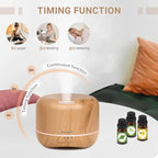 Homeweeks 300ml Essential Oil Diffuser, Quiet Aromatherapy Mist Diffusers - Image 4
