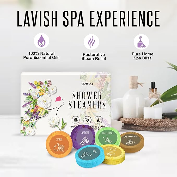 GOSSBY Shower Steamers Aromatherapy - Image 7