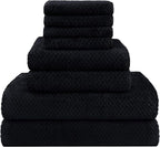 HOMEXCEL 8 Piece Bath Towel Set, Microfiber Bathroom Towel by HOMEXCEL