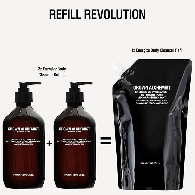 Grown Alchemist Energize Body Cleanser Set + Refill - Image 6