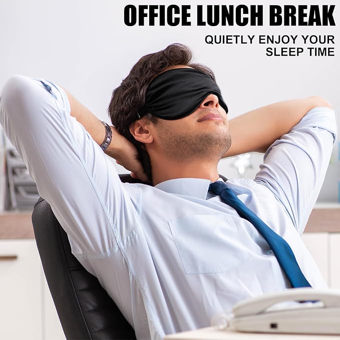 Xtinmee 30 Pieces Silk Sleep Mask Silk Eye Mask - Image 6