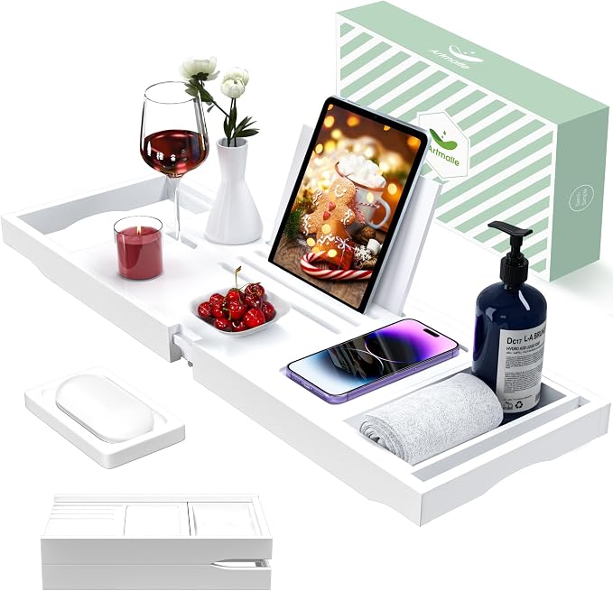 Artmalle Foldable Bathtub Caddy Tray by Artmalle