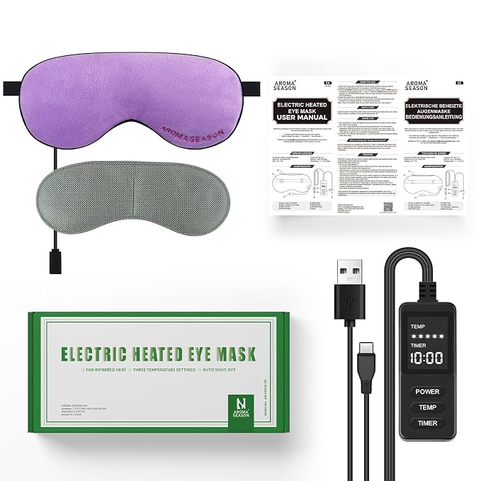 Aroma Season Heated Eye Mask, Warm Eye Compress - Image 7