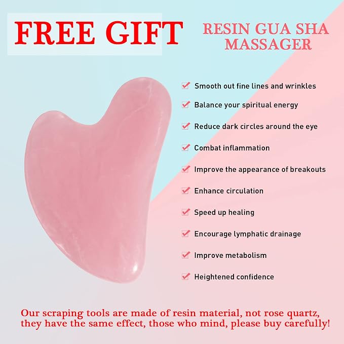 Ice Roller and Gua Sha Set for Face, Eyes and Neck - Image 2