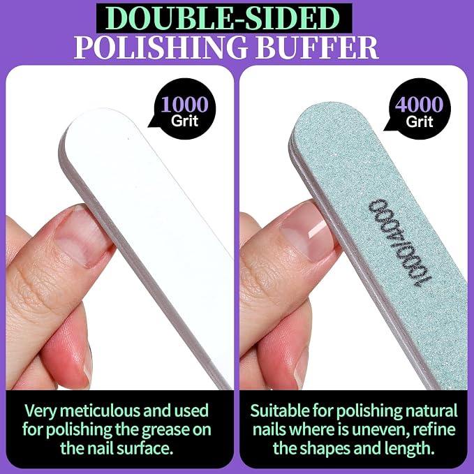 FANDAMEI Nail Buffer and Shine Kit, Nail Care Kit, Nail Buffer Kit, Nail Buffers - Image 3