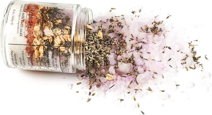 Hemlock Park Lavender Coconut Milk Bath Soak | Botanical Coconut Milk, - Image 3