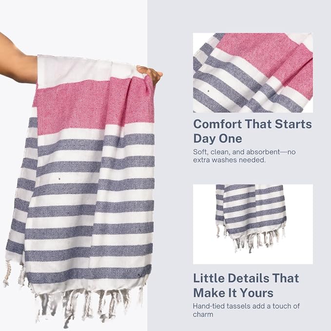 Cotton Turkish Beach Towel - Image 5
