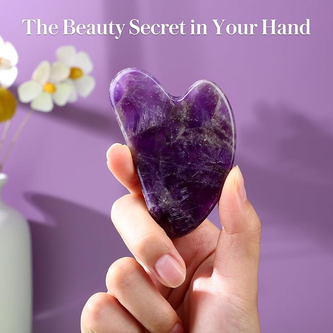 rosenice Gua Sha Facial Tools Natural Gua Sha Scraping Massage Tool - Image 7