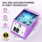 Subay Professional Finger Toe Nail Care Electric Nail Drill Machine Manicure - Image 4
