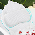 Poemland Bath Pillow for Tub, Luxury Bath Pillow Soft 4d Mesh, Bathtub Pillow by poemland