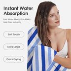 JML Bath Towels, Large Microfiber Towel Set, Ultra Soft, Super Absorbent - Image 5