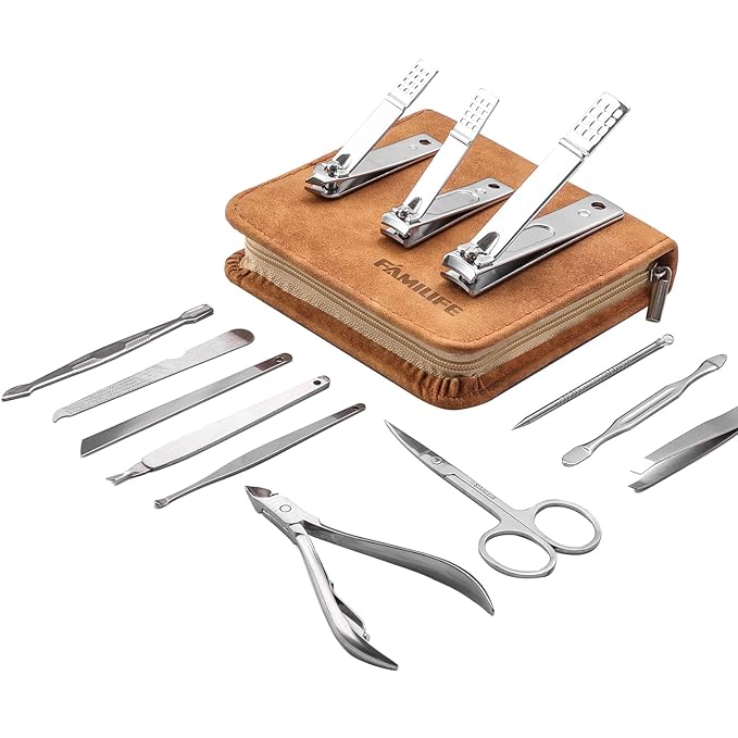 FAMILIFE Manicure Set, Nail Professional Kit Manicure Kits Nail Clipper Sets by FAMILIFE