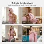 REDKISS 2 Pack Microfiber Extra Large Bath Sheets, 35 x 70 Inches, Super Soft - Image 8