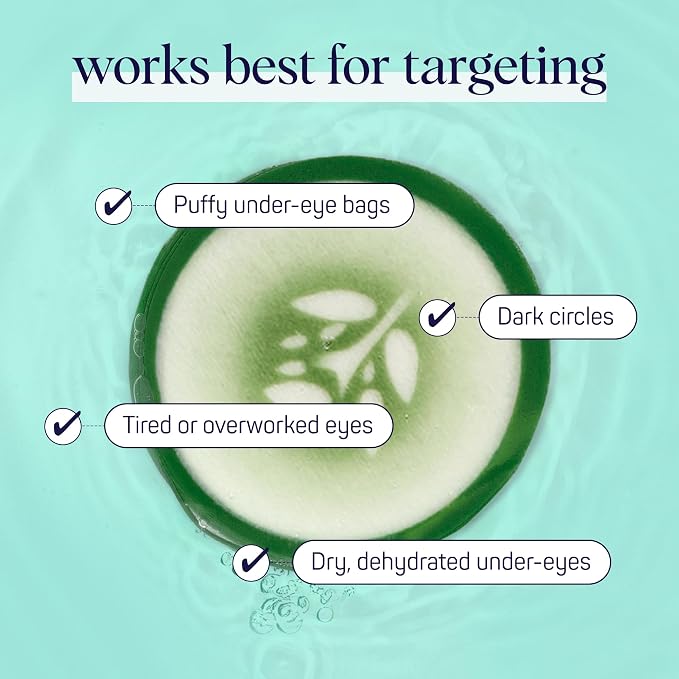 SpaLife Cooling Cucumber Eye Pads | Mothers Day Gifts & Korean Dark Circles & - Image 7
