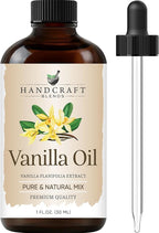 Handcraft Blends Vanilla Essential Oil – 1 Fl Oz – Pure and Natural Mix – by HandcraftBlends