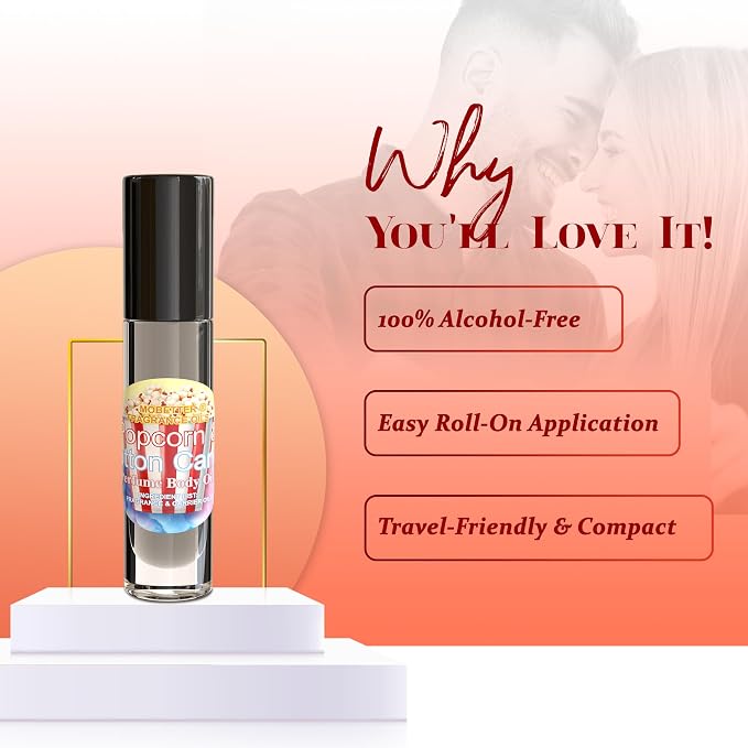 MOBETTER FRAGRANCE OILS Popcorn & Cotton Candy Perfume Body Oil - Image 3