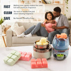 UCC Fall Wax Melts, Premium Plant Based Natural Autumn Soy Scented Melts Cubes - Image 2
