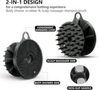 2 in 1 Silicone Brush, BEAUTAIL Body Shower Scrubber and Scalp Hair Massager - Image 2