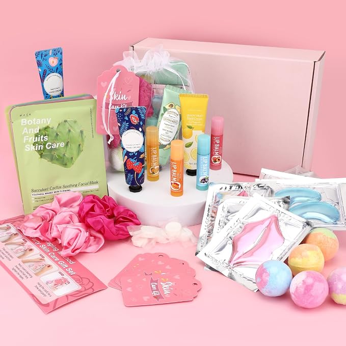 60PCS Spa Party Supplies for Girls, Include Facial Masks, Lip Mask, Under Eye - Image 7