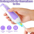 Qunlions life Baby Nail Trimmer Electric, 6 in 1 Rechargeable Baby Nail - Image 2