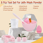Pjordo Jelly Masks for Facials Professional, Collagen Firming, Hydrating & - Image 6