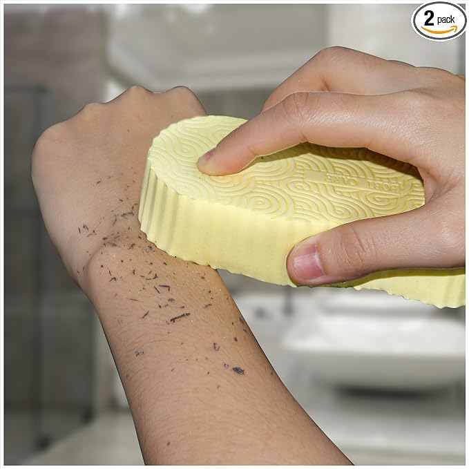 Magic Exfoliating Bath Sponge, 3D Super Soft Exfoliating Bath Sponge, Skin by BobiCare