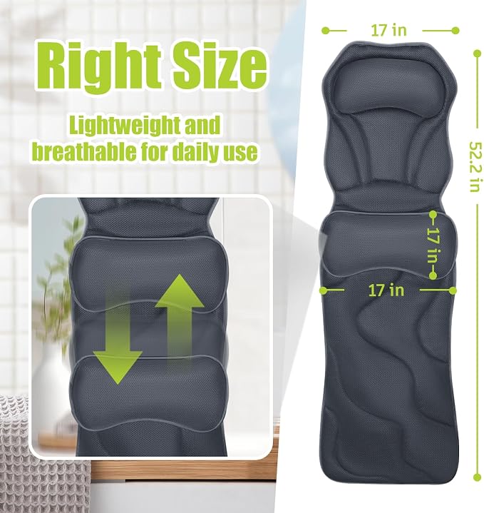 Full Body Bath Pillow for Tub - Image 2
