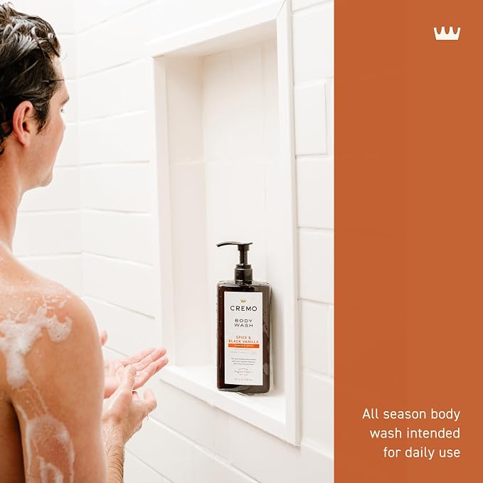 Cremo Rich-Lathering Spice & Black Vanilla Body Wash - Image 5