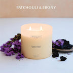 Patchouli & Ebony – Benevolence LA 3-Wick Fall Scented Candle - Image 3