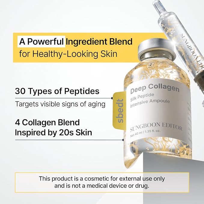 SUNGBOON EDITOR Glow Intensive Silk Peptide Ampoule, Copper Peptides Serum - Image 6