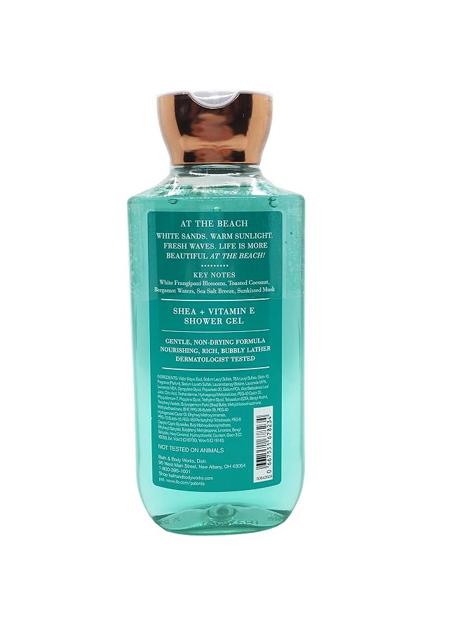 Bath & Body Works Shower Gel Wash 8 Ounce At The Beach - Image 2