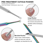Pre-treatment Cuticle Pusher, Russian Prep Nail Pushers, Dual Ended Cuticle - Image 2