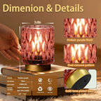 Battery Operated Table Lamps Timer, Mini Crystal Lamp - Image 5