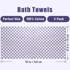 Jacquotha Shower Towels for Bathroom 27.5x55 Inches - Image 5
