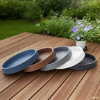 1 Pack Plant Saucer Tray for Ceramic Plastic Pots, 6 inch Plant Saucers for - Image 6