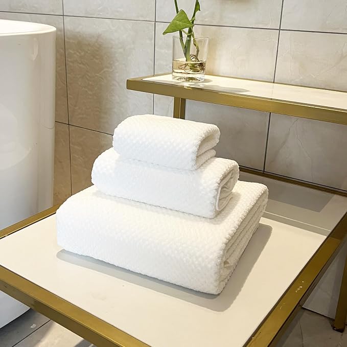 YTYC 29x59 Inch Extra Large Bath Towels Set Quick Dry Super Soft Microfiber - Image 4