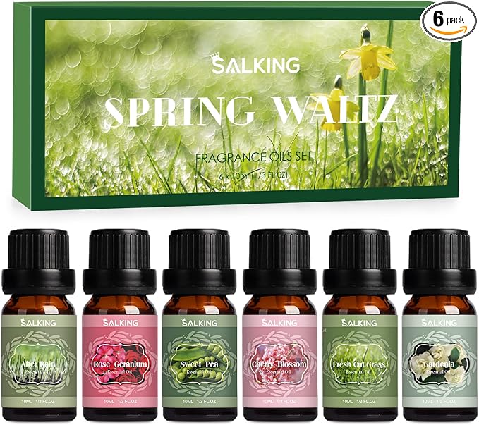 SALKING Spring Fragrance Oils Set, Premium Essential Oils Gift Set by SALKING