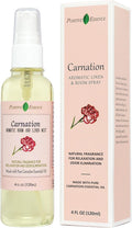 Carnation Linen & Room Spray, Natural Aromatic Bathroom Spray Made by PositiveEssence
